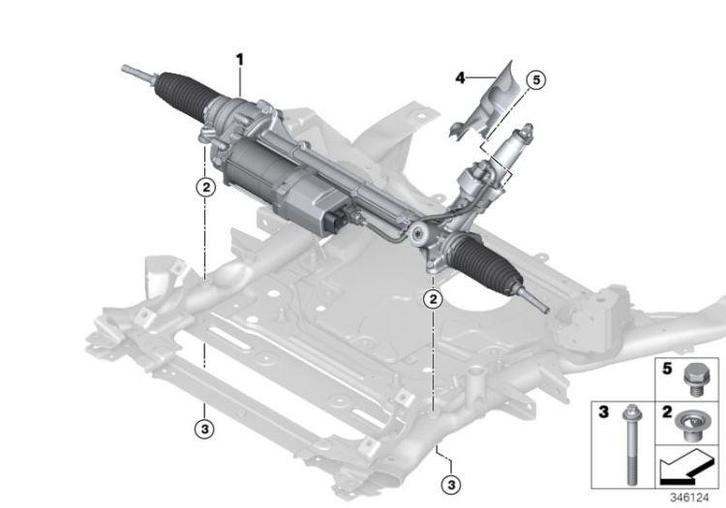 BMW X5 F15 X6 F16 stuurhuis in nette staat, Auto-onderdelen, Besturing, BMW, Gebruikt, Ophalen of Verzenden