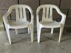 2 witte tuinstoeltjes voor kinderen, Tuin en Terras, Tuinstoelen, Ophalen of Verzenden, Gebruikt