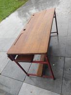 Pupitre d’école  (sans le banc ), Tuin en Terras, Picknicktafels, Ophalen, Gebruikt, Rechthoekig, Hout