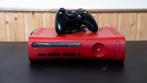 Xbox 360 – Rode Editie + Bedrade Controller – 120GB HDD, 360 Elite ou Super Elite, Enlèvement ou Envoi, Avec 1 manette, Utilisé