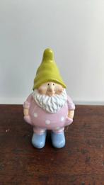 Keramische tuinkabouter in pastelkleuren, Ophalen, Overige materialen, Tuinkabouter