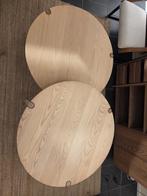 Grenen ronde design tafel, Ophalen, Gebruikt, Rond, 75 cm of meer