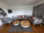 Fauteuils salon complet tissus gris, Ophalen, Zo goed als nieuw, Rechte bank, Stof
