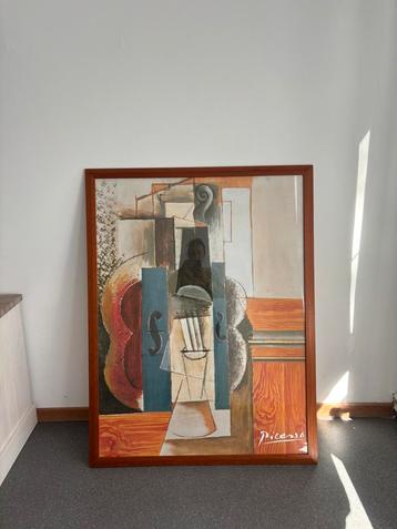 Grote ingelijste poster - abstract schilderij - Picasso beschikbaar voor biedingen
