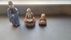 3 Chinese porseleinen beeldjes, Ophalen of Verzenden, Zo goed als nieuw