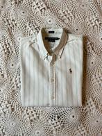 Ralph Lauren Vintage gestreept oxford hemd – S, Kleding | Heren, Overhemden, Halswijdte 38 (S) of kleiner, Wit, Ralph Lauren, Ophalen of Verzenden