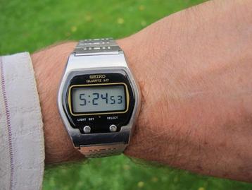 Vintage SS Seiko lcd 0664-5000 van 1976 beschikbaar voor biedingen