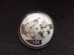 2008 China - Panda - 1 oz silver, Ophalen of Verzenden, Zilver