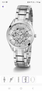 Guess skeleton horloge, Handtassen en Accessoires, Ophalen, Staal, Staal, Guess