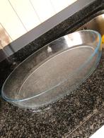 Stevige  glazen ovenschaal, Huis en Inrichting, Woonaccessoires | Schalen en Manden, Ophalen, Schaal, Ovaal, Glas