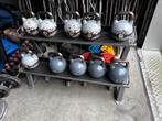 Competitie Kettlebells 8kg t/m 24kg + Opbergrek, Sport en Fitness, Ophalen, Gebruikt, Kettlebell