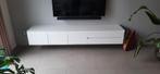 Stevig wit mooi Tv-meubel 220cm breed, Ophalen, Zo goed als nieuw, Metaal