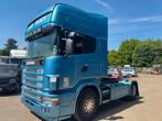 Scania R124-420 BELGIAN TRUCK-AIRCO-RETARDER* (bj 2003), Auto's, Vrachtwagens, Achterwielaandrijving, Scania, Blauw, Bedrijf
