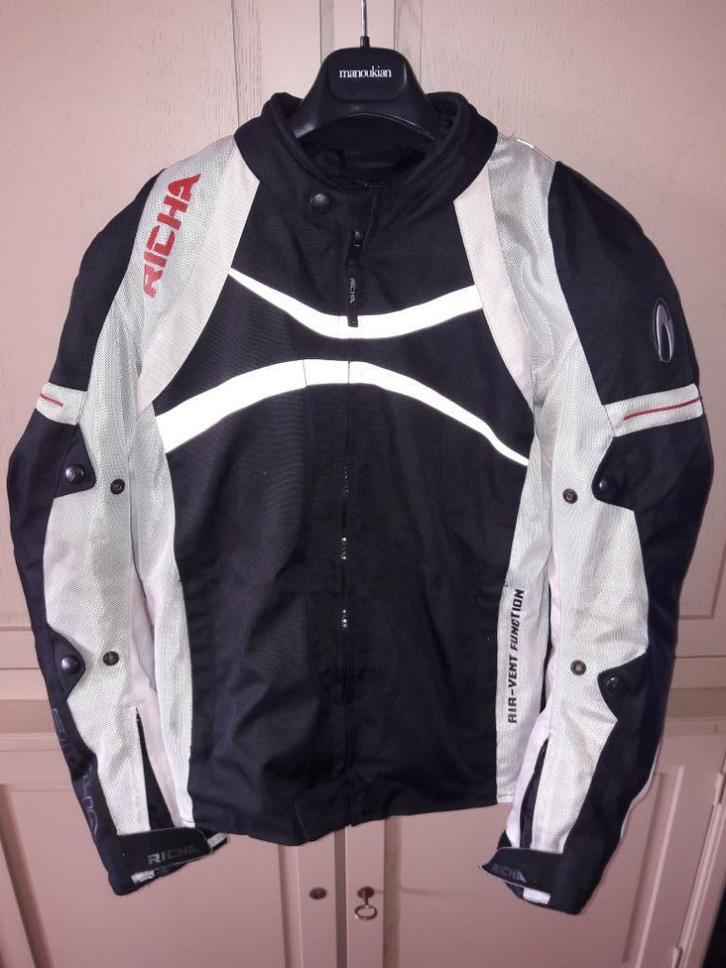 Veste moto RICHA Boomerang B/W, Motos, Vêtements | Vêtements de moto, Manteau | tissu, Hommes, Seconde main, Enlèvement