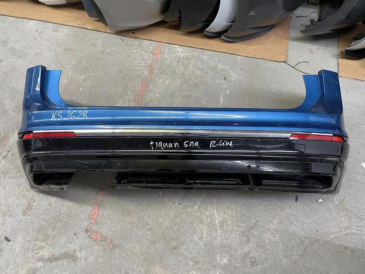 VW tiguan 5na r-line rline achterbumper 6pdc, Auto-onderdelen, Carrosserie, Bumper, Achter, Gebruikt, Ophalen of Verzenden