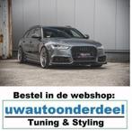 Maxton Spoiler Splitter Lip Voor Audi A6 C7 S Line Facelift, Auto diversen, Tuning en Styling, Verzenden