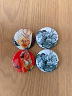 Buttons coca cola (4 stuks), Ophalen, Zo goed als nieuw