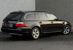 BMW e61 520d EURO5 *AUTOMATIC* AIRCO • GPS • LEDER • GEKEURD, Auto's, BMW, Automaat, Achterwielaandrijving, 1995 cc, Beige