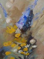 HST Superbe bouquet Serge BOUDEY, Antiquités & Art, Enlèvement ou Envoi