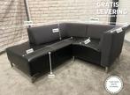 GRATIS LEVERING HEEL BE Montel Elementen Echt Leer Hoekbank, Stof, 150 tot 200 cm, Hoekbank, Driepersoons