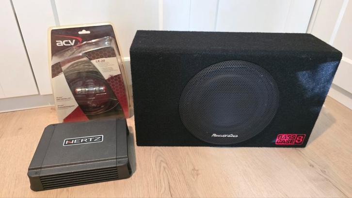 Phoenix gold subwoofer en Hertz versterker, Auto diversen, Autospeakers, Zo goed als nieuw, Ophalen