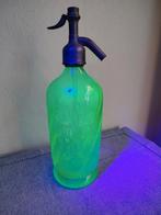 Uranium glas blauwe antieke sifon fles/ ouraline, Enlèvement ou Envoi