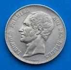 5 Francs  1851  Bloothoofds.                      Leopold l, Postzegels en Munten, Munten | België, Zilver, Ophalen of Verzenden