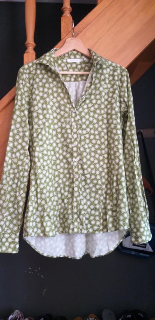 Bloes Eterna maat 40, Kleding | Dames, Blouses en Tunieken, Zo goed als nieuw, Maat 38/40 (M), Groen, Ophalen
