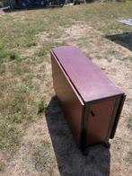 Retro tafel jaren 70 met 4 stoelen, Huis en Inrichting, Tafels | Eettafels, Ophalen, Gebruikt