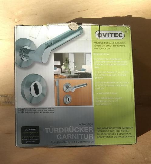 Twee deurgrepen en bekleding, Doe-het-zelf en Bouw, Hang- en Sluitwerk, Nieuw, Klink of Kruk, Overige materialen, Ophalen of Verzenden