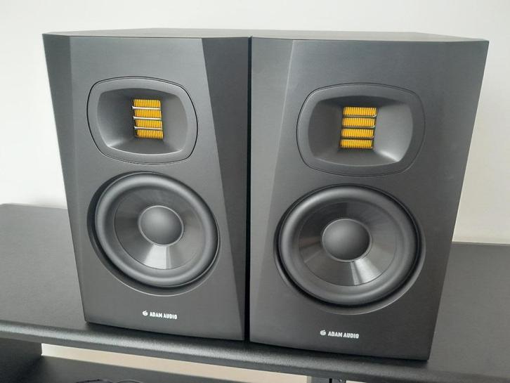 Adam T5V actieve studiomonitors (Set), TV, Hi-fi & Vidéo, Enceintes, Comme neuf, Haut-parleur central, 60 à 120 watts, Autres marques