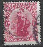 Nieuw Zeeland 1909/1910 - Yvert 136 - Landbouwster (ST), Postzegels en Munten, Postzegels | Oceanië, Verzenden, Gestempeld