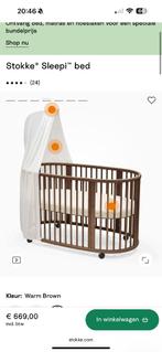 Stokke meegroei bed, Kinderen en Baby's, Ophalen, Zo goed als nieuw, Matras