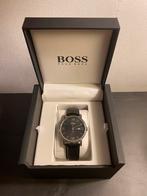 Hugo Boss horloge, Handtassen en Accessoires, Horloges | Heren, Leer, Staal, Polshorloge, Zo goed als nieuw