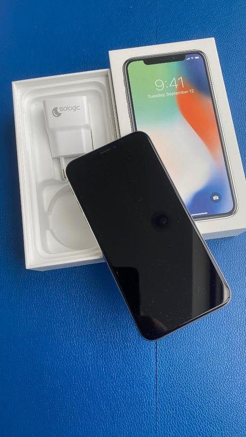 Iphone X (10) - 256GB - Wit - Nieuwstaat, Telecommunicatie, Mobiele telefoons | Apple iPhone, Zo goed als nieuw, 256 GB, Zonder abonnement