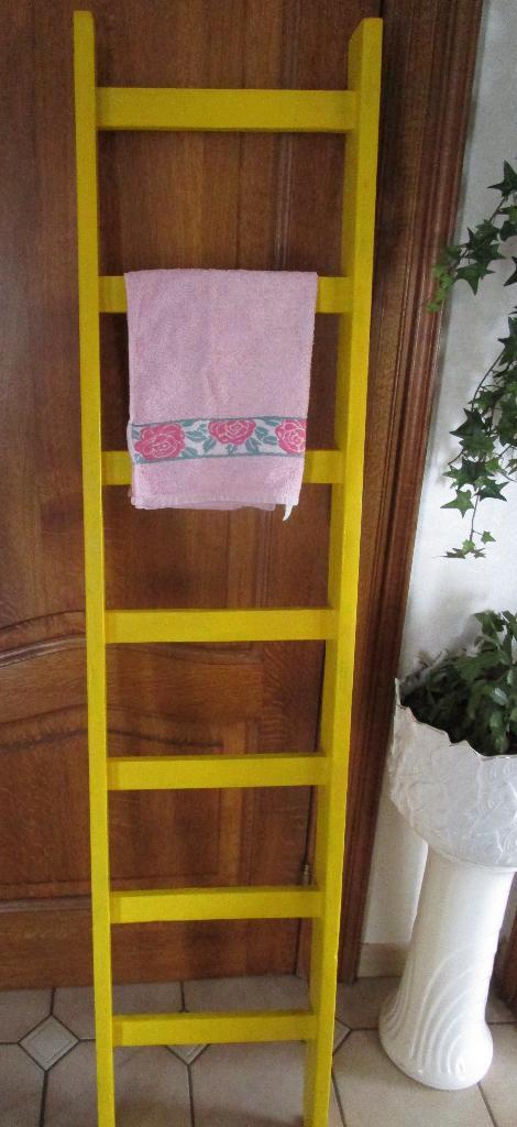 stevige eiken decoratie ladders (ook als trap te gebruikt), Bricolage & Construction, Échelles & Escaliers, Utilisé, Échelle, Moins de 2 mètres