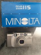 Minolta Riva zoom 115 point&shoot camera, TV, Hi-fi & Vidéo, Appareils photo analogiques, Comme neuf, Minolta, Compact, Enlèvement ou Envoi