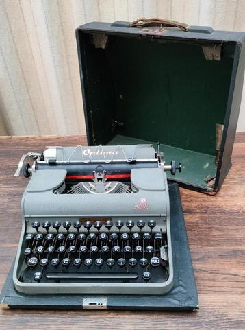 Typemachine Optima Elite. Jaar 1951. AZERTY. beschikbaar voor biedingen