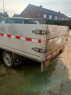 Aluminium Dubbele asAanhangwagen 300x150✅750kg, Ophalen, Zo goed als nieuw
