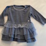 Baby jurk blauw/grijs-Name-it -maat 62/68-2/4mnd, Jurkje of Rokje, Meisje, Zo goed als nieuw, Name-it