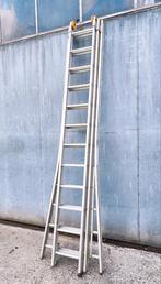 Professionele ladder 3x12 treden, Doe-het-zelf en Bouw, Ophalen, Zo goed als nieuw, Ladder
