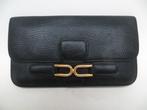 Delvaux escudo zwart, Handtassen en Accessoires, Portemonnees, Overige merken, Gebruikt, Zwart, Ophalen of Verzenden