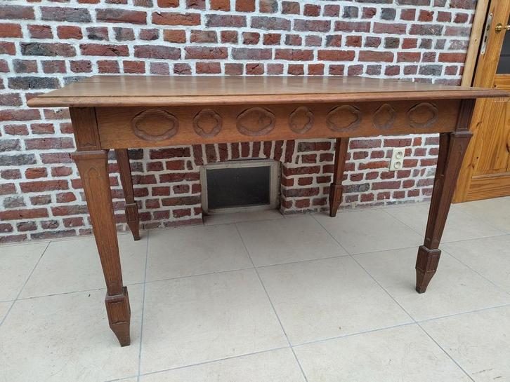 Table de presbytère ou de monastère ancienne en chêne, Maison & Meubles, Tables | Tables à manger, Utilisé, Chêne, Enlèvement