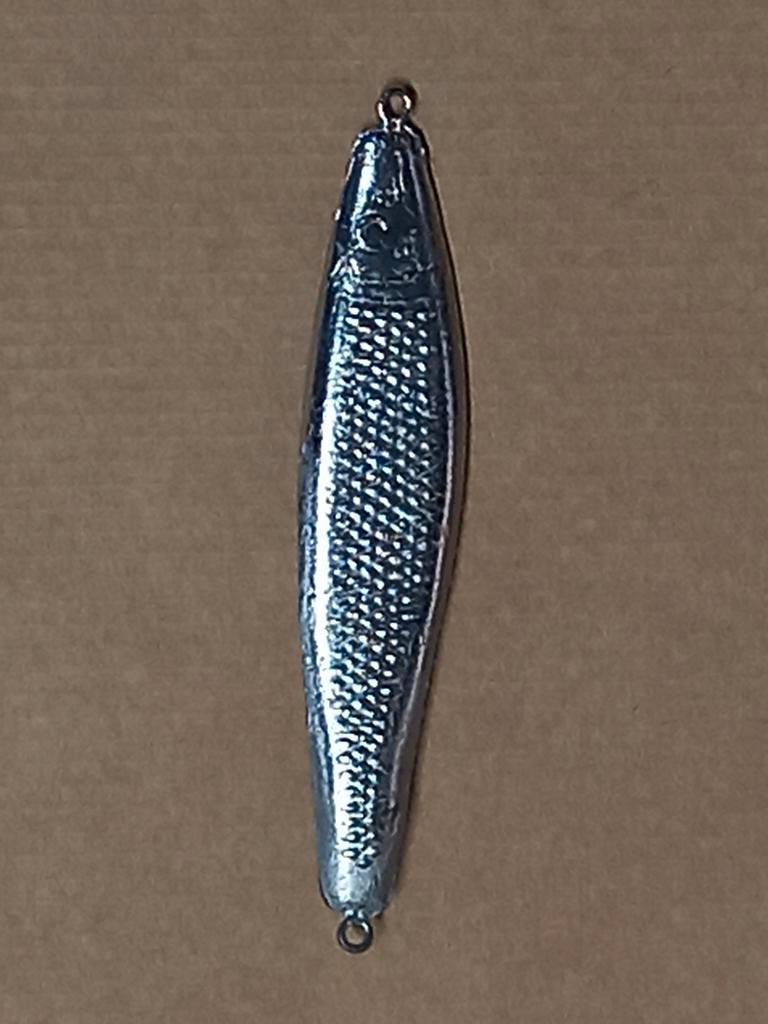 verchroomde vis van 100 gr, Watersport en Boten, Hengelsport | Zeevissen, Ophalen of Verzenden, Nieuw