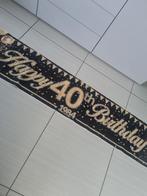 Banner "40ste verjaardag", Ophalen of Verzenden, Zo goed als nieuw
