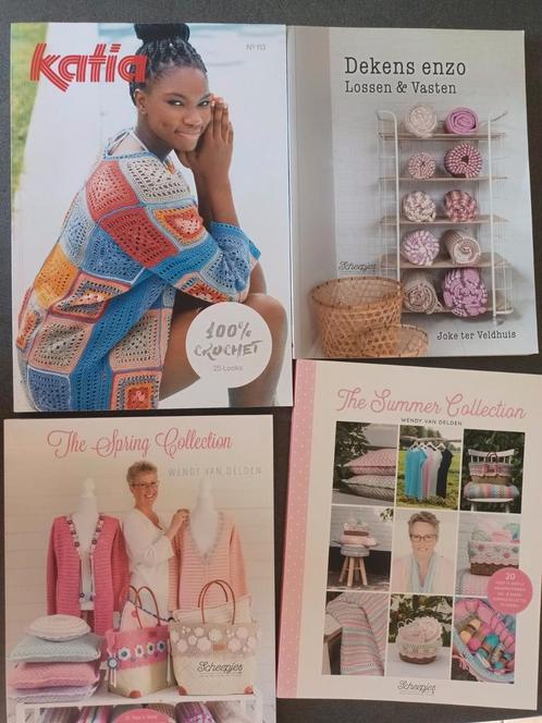 Haakboekjes en haakpakket in nieuwstaat, Hobby en Vrije tijd, Breien en Haken, Zo goed als nieuw, Ophalen of Verzenden