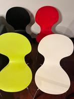 Vier kleurrijke stoelen, Huis en Inrichting, Ophalen, Gebruikt, Vier