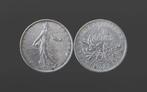 2 x zilveren munt 5 Franc ( Frankrijk) 1963, Postzegels en Munten, Munten | Europa | Niet-Euromunten, Frankrijk, Zilver, Ophalen of Verzenden