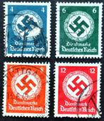 Deutsches Reich: 4X Dienstmarken 1934, Postzegels en Munten, Postzegels | Europa | Duitsland, Overige periodes, Ophalen of Verzenden