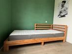 Bed IKEA 80x200 (of 160x200), Maison & Meubles, Chambre à coucher | Lits, Une personne, Brun, Utilisé, Bois